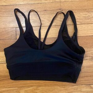 Alo black sports bra